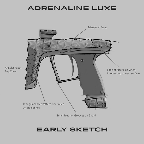 Adrenaline Design NFT - Adrenaline Luxe Early Sketch - Adrenaline