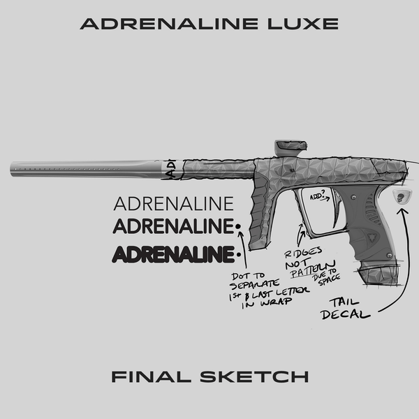 Adrenaline Design NFT - Adrenaline Luxe Final Sketch - Adrenaline
