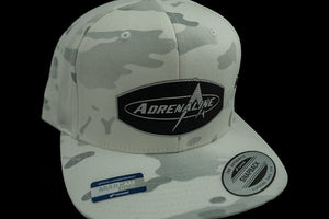 Adrenaline Elite Multicam Hat with PU Leather Patch - Snapback - Adrenaline