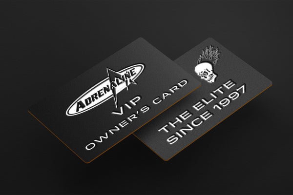 Adrenaline Luxe Owner's ID Card - Adrenaline
