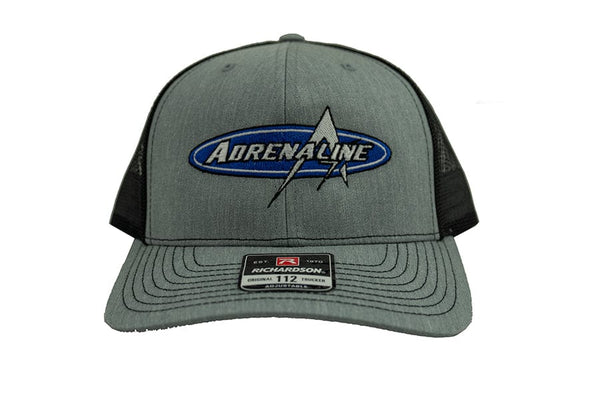 Adrenaline Richardson 112 Snapback Trucker Hat - Grey / Black - Adrenaline