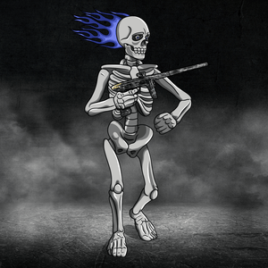 Adrenaline Skully NFT - Baba Yaga in Bones - Adrenaline